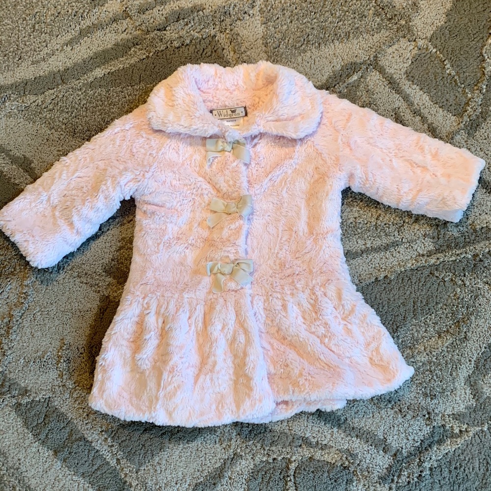 WIDGEON - Faux Fur Coat - Pink - 3T - Used